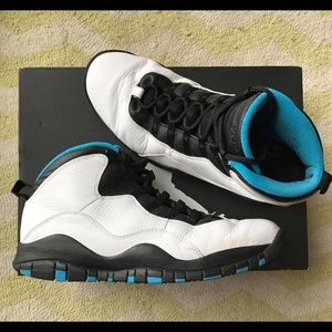 retro 10 jordans powder blue